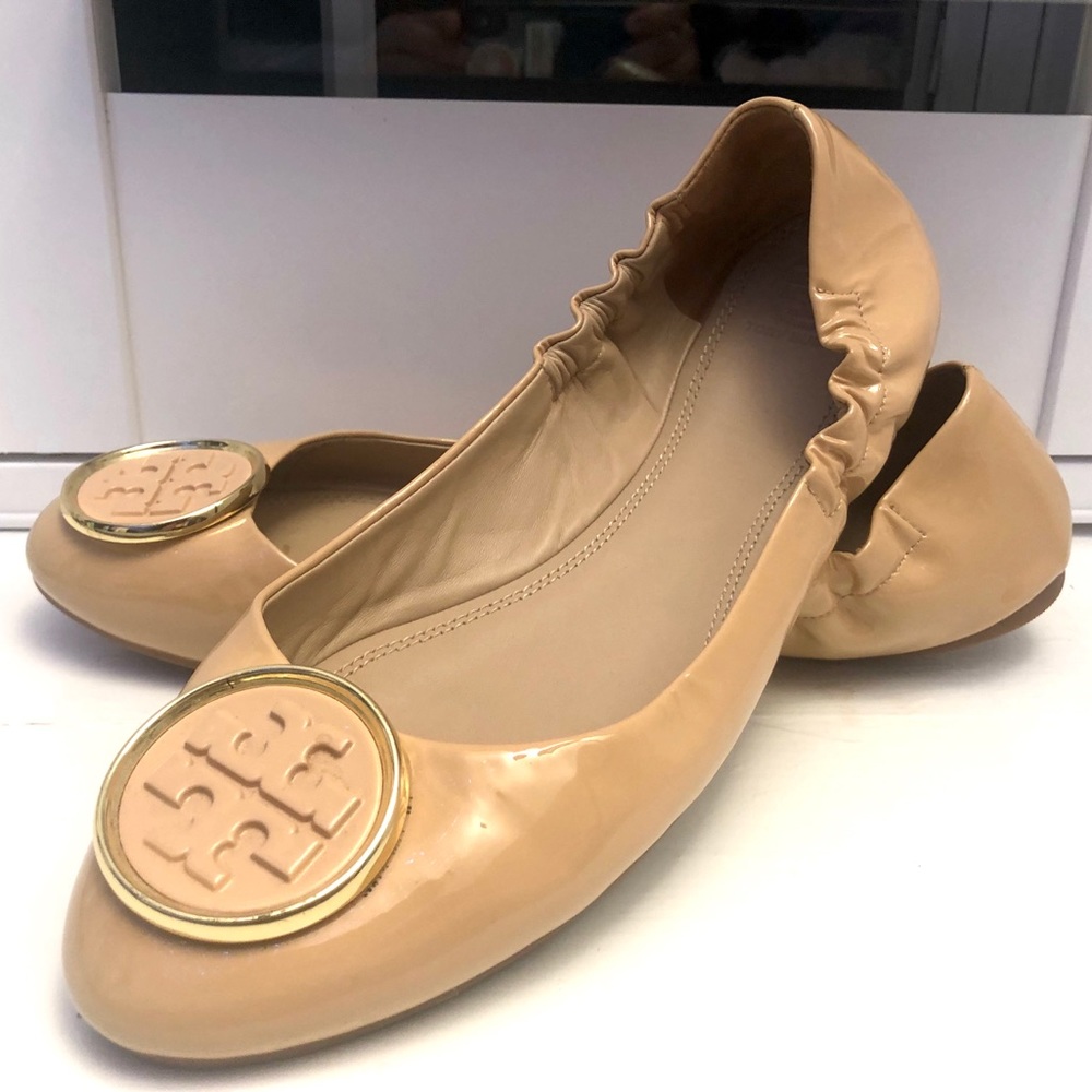 NEVER WORN Tory Burch Mini Leather Ballet Flat